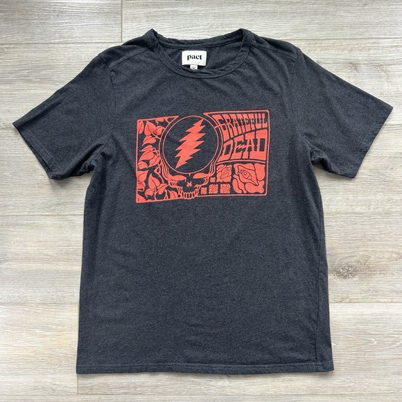 Pact Other - PACT Mens Medium Fillmore Charcoal Heather Grateful Dead X Graphic Tshirt